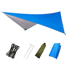 Load image into Gallery viewer, Portable Camping Hammock with Mosquito Net and Rain Fly Tarp,Hammock Canopy Nylon Hammocks Double Hammock Hiking Patio Furniture