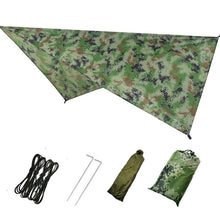 Load image into Gallery viewer, Portable Camping Hammock with Mosquito Net and Rain Fly Tarp,Hammock Canopy Nylon Hammocks Double Hammock Hiking Patio Furniture