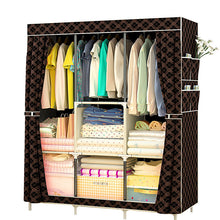 Load image into Gallery viewer, Multi-purpose Non-woven Cloth Wardrobe Fabric Closet Portable Folding Dustproof Waterproof Clothing Storage Cabinet Furniture