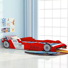 Load image into Gallery viewer, VidaXL Children&#39;S Race Car Bed 90x200 Cm Red Cartoon Car Sharpe Child Bed Easy Assembly For Bedroom Home Furniture