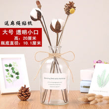 Load image into Gallery viewer, Nordic 20 Kinds  INS Wind Glass Reagent Vase Hydroponic Dried Flower Small Vase Living Room Decoration with rope and sticker