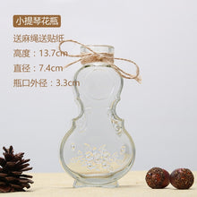 Load image into Gallery viewer, Nordic 20 Kinds  INS Wind Glass Reagent Vase Hydroponic Dried Flower Small Vase Living Room Decoration with rope and sticker