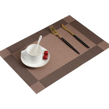 Load image into Gallery viewer, 6 PCS Anti-skid And Heat-insulation PVC Placemat For Dining Table Non-slip Table Mat Kitchen Accessories