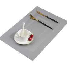 Load image into Gallery viewer, 6 PCS Anti-skid And Heat-insulation PVC Placemat For Dining Table Non-slip Table Mat Kitchen Accessories