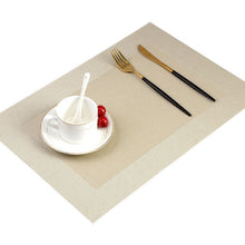 Load image into Gallery viewer, 6 PCS Anti-skid And Heat-insulation PVC Placemat For Dining Table Non-slip Table Mat Kitchen Accessories