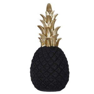 Nordic Style Modern Pineapple Ornament Craft Synthetic Resin Individual Metal Finishes Home Living Room Desktop Decor Gift