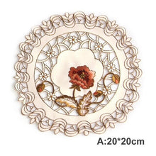 Load image into Gallery viewer, Fashionable Placemat Retro European Pastoral Embroidered Floral Tablecloth Table Runner Home Kitchen Dining Room Decoration