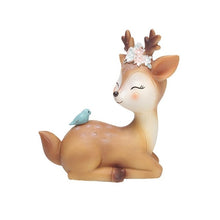 Load image into Gallery viewer, Cartoon Cute Sika Deer Fairy Garden Resin Crafts Figurines For Home Decoration Car Ornament