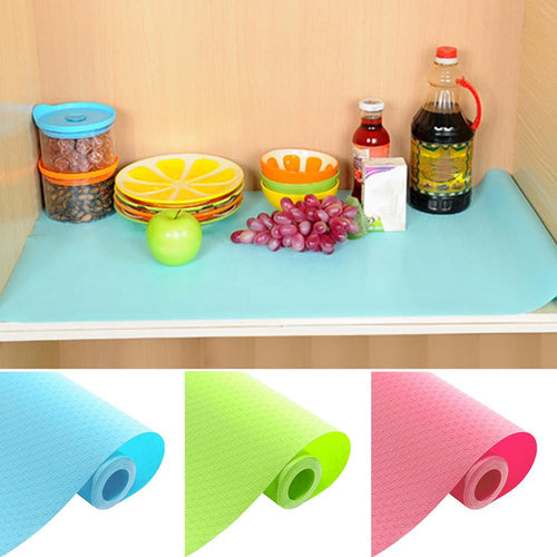 1pcs new 150cm x 30cm Waterproof Non-slip Table Mat Placemat Kitchen Drawer Cupboard Shelf Dining Pad Place Mat Kitchen Tool