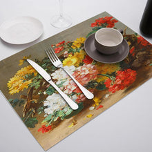 Load image into Gallery viewer, SEAAN Oil Painting Drink Coasters Reusable Dining Table Mat Placemats for Kitchen Table Polyester or Cotton and Line Decor