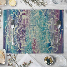 Load image into Gallery viewer, CANIRICA Placemat For Dining Table India Table Mat Linen Floral Table Pads Kitchen Table Accessories Place Mat Decoration 40*30