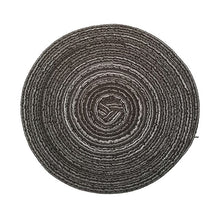 Load image into Gallery viewer, Home European Dining Table Insulation Mat Round Placemats Hand-Made Linen Table Mats Coaster Kitchen Decoration