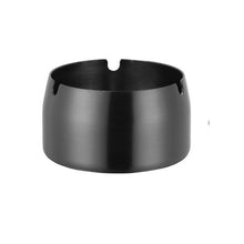 Load image into Gallery viewer, 1Pc Ash Tray Stainless Steel Ashtray Portable Anti-rusting Cigarette Holder Round Table-top Kitchen Putting Tobacco Ash Utensils