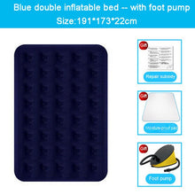 Load image into Gallery viewer, Fashion is convenient inflatable cushion household outdoor portable double bed