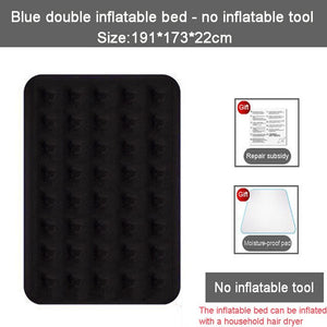 Fashion is convenient inflatable cushion household outdoor portable double bed