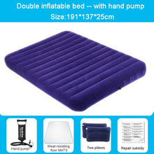 Load image into Gallery viewer, Fashion is convenient inflatable cushion household outdoor portable double bed