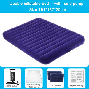 Fashion is convenient inflatable cushion household outdoor portable double bed