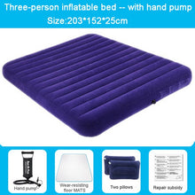 Load image into Gallery viewer, Fashion is convenient inflatable cushion household outdoor portable double bed