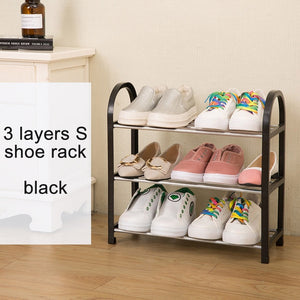 Shoes shelf Easy Assembled Light Plastic 3 Tier Shoe Rack Shelf Storage Organizer Stand Holder Keep Room Neat Door Space Saving