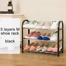 Load image into Gallery viewer, Shoes shelf Easy Assembled Light Plastic 3 Tier Shoe Rack Shelf Storage Organizer Stand Holder Keep Room Neat Door Space Saving