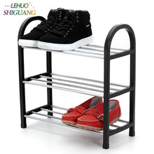 Load image into Gallery viewer, Shoes shelf Easy Assembled Light Plastic 3 Tier Shoe Rack Shelf Storage Organizer Stand Holder Keep Room Neat Door Space Saving