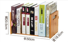 Load image into Gallery viewer, Eco-friendly bamboo Bookcases Desk bookrack commodity shelf storage rack