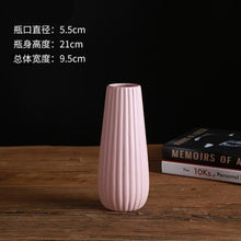 Load image into Gallery viewer, Classic Mediterranean Ceramic Vase Nordic Modern Simple Ceramic Vase Home Flower Inserter Creative Decoration