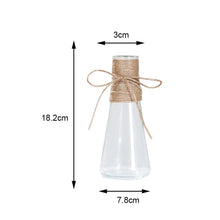 Load image into Gallery viewer, Nordic Glass Vases Living Room Table Decoration Transparent Water Hydroponics Flower Rope Dry Flower Vase DIY Valentine&#39;s Day