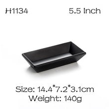 Load image into Gallery viewer, BalleenShiny Melamine Black Sauce Dish Frost Tableware Seasoning Vinegar Relish Plate Kitchen Cooking Tools Flavor Dish Supply