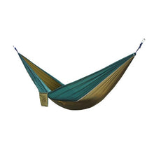 Load image into Gallery viewer, Portable Hammock Double Person Camping Survival Garden Swing Hunting Hanging Sleeping Chair Travel Furniture Parachute Hammocks