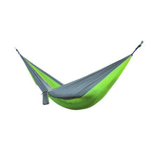 Load image into Gallery viewer, Portable Hammock Double Person Camping Survival Garden Swing Hunting Hanging Sleeping Chair Travel Furniture Parachute Hammocks